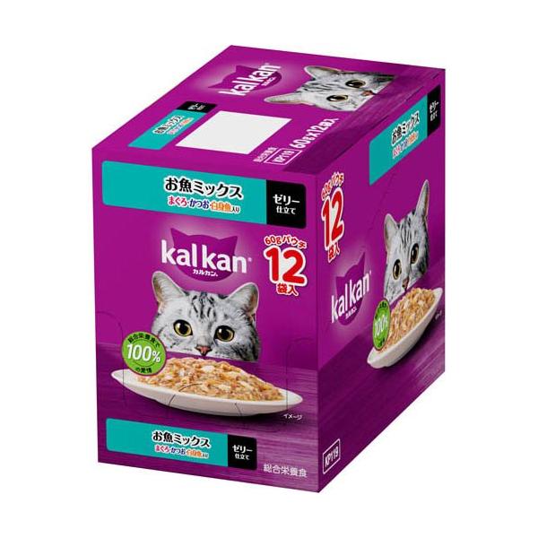 カルカン パウチ お魚ミックス まぐろかつお白身魚 キャット ウェット