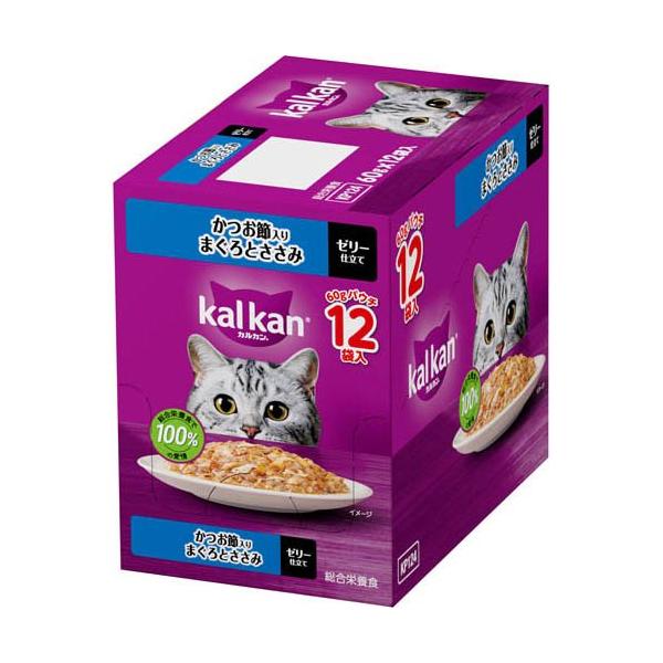 カルカン パウチ かつお節まぐろささみ 成猫 キャットフード ウェット