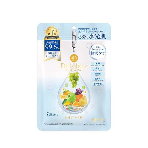 DETクリア ブライト＆ピール シートマスク 角質ケア ( 7枚入 )/ : 爽快