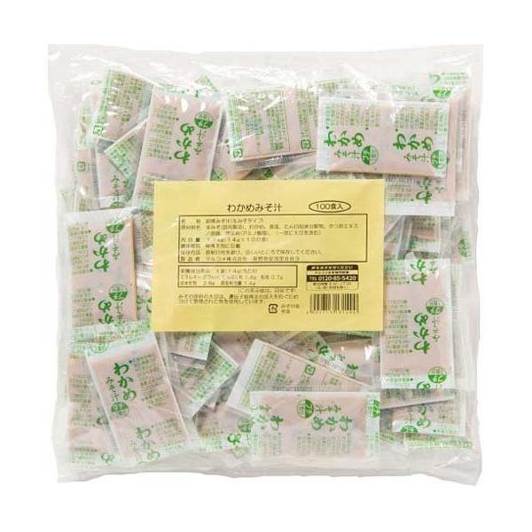 他サイト： マルコメ 業務用生みそ汁 わかめ ( 100食入 ) ( 味噌汁 )の商品画像