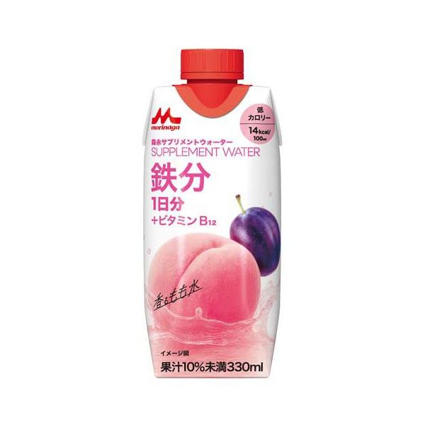 森永サプリメントウォーター 鉄分 香るもも水 ( 330ml×12本 ) ビタミン