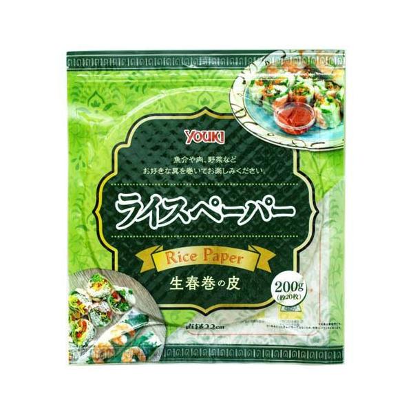 ユウキ食品 ライスペーパー Mサイズ ( 200g ) 直径22cmサイズ 生