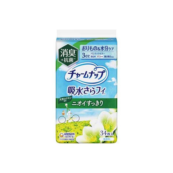 チャームナップ 吸水さらフィ パンティライナー消臭タイプ 尿もれ 