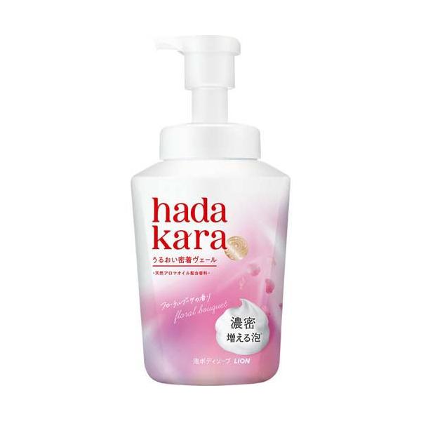 hadakara モイストボディケアソープ 泡タイプ フローラルブーケの香り