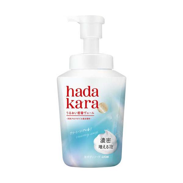 hadakara モイストボディケアソープ 泡タイプ クリーミーソープの香り