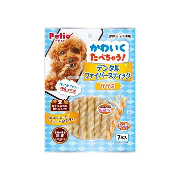 かわいくたべちゃう！ デンタルファイバースティック ササミ ( 7本
