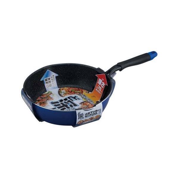 メガフッカNEO IH対応フライパン 28cm ブルー RB-2155 ( 1個 ) : 爽快
