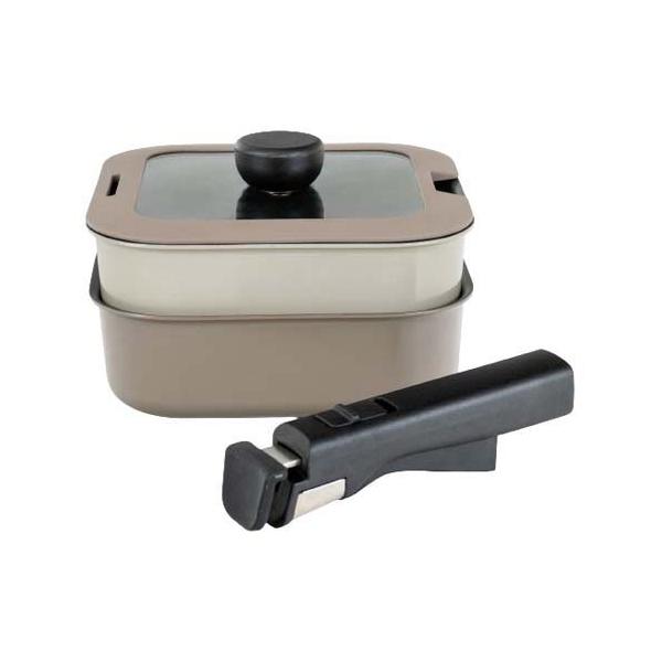 レクトメイト IH対応 角型着脱 18cm RB-3105 ( 1セット ) : 爽快