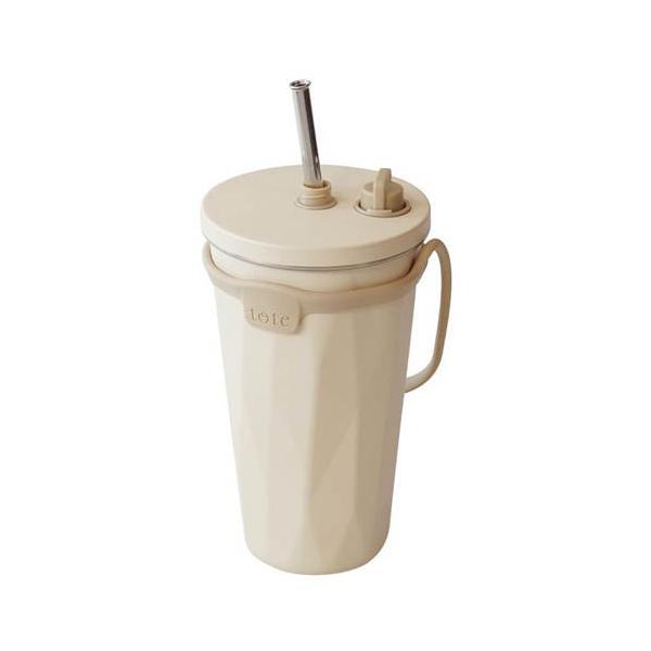 和平フレイズ トート ストロー付2Wayタンブラー 570ml アイボリー RH