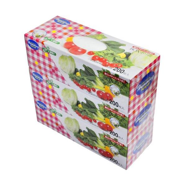 他サイト： ポリ袋 箱入り (  200枚×3セット )の商品画像