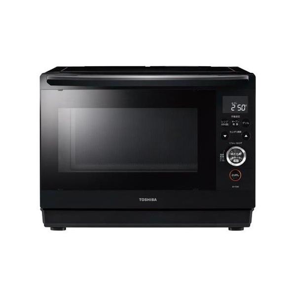 東芝 オーブンレンジ 26L フラット 石窯ドーム ER-YD80(K) ( 1台