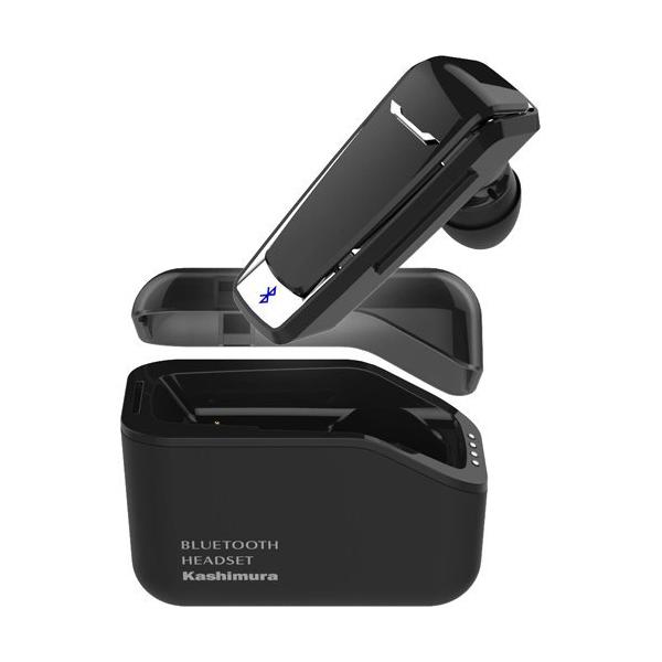 カシムラ 防水 Bluetooth イヤホンマイク 充電ケース付 BL-86