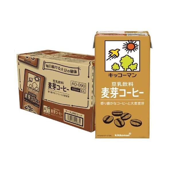 キッコーマン 豆乳飲料 麦芽コーヒー 1l 6本入 キッコーマン 4930726000632 爽快ドラッグ 通販 Yahoo ショッピング