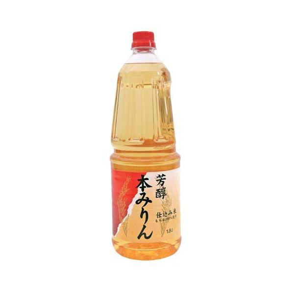 みりんページ 富永 芳醇 本みりん 仕込み米 もち米100％使用 取っ手付き ( 1.8L