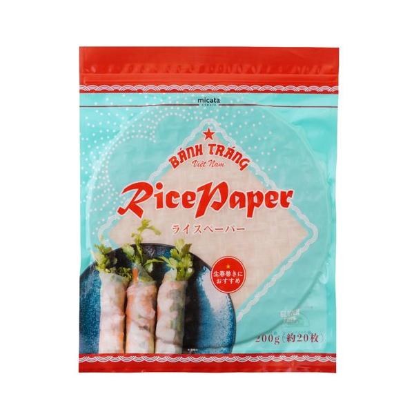 ミカタ ライスペーパー グルテンフリー/米・穀類/【発売元、製造元、輸入元又は販売元】富永貿易/【ミカタ ライスペーパー グルテンフリーの商品詳細】●ライスペーパーとは、米粉とタピオカでんぷんを原料とし、水と塩だけを加えて薄いシート状にして...