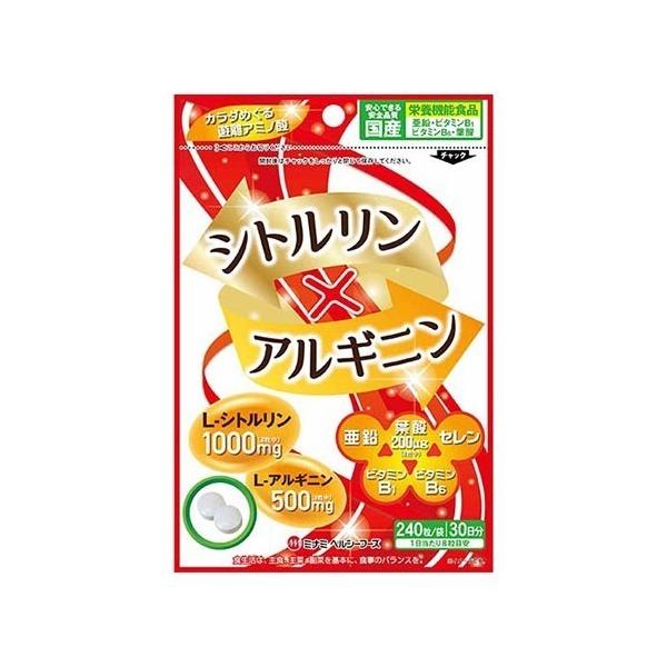 シトルリンとアルギニン ( 240粒 )/ ミナミヘルシーフーズ
