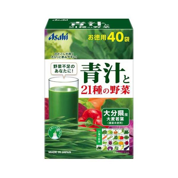 朝しみこむ力 青汁と21種の野菜 ( 3.3g*40袋入 )/ : 爽快ドラッグ