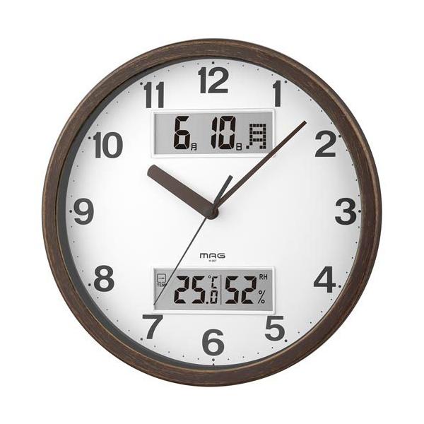 MAGアナデジ掛時計 ダブルポイント W-807 BR-Z ( 1個 ) : 爽快ドラッグ