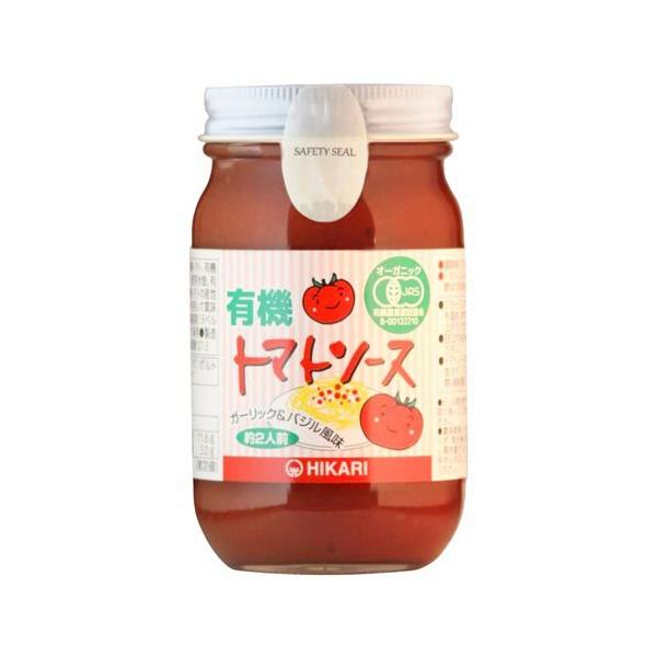 光食品 有機トマトソース ガーリック＆バジル風味225g 有機JAS