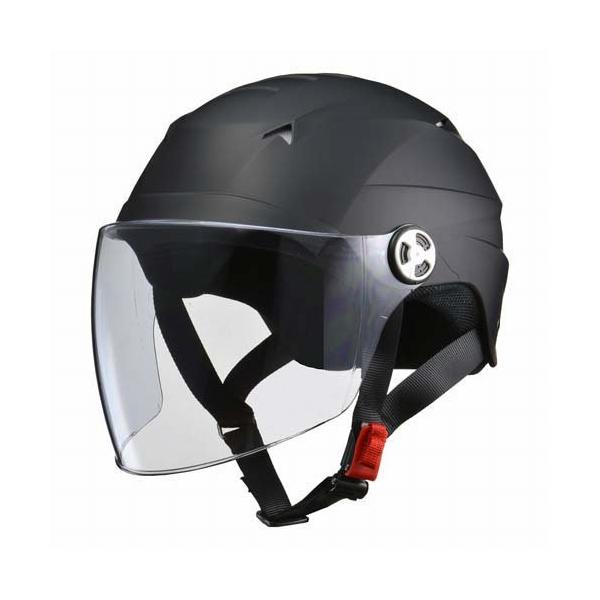 他サイト： SERIO バイク用 シールド付ハーフヘルメット LL・XL マットブラック 125cc以下 ( 1個 )の商品画像