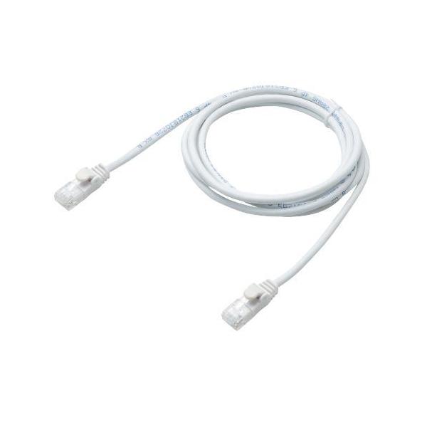 �G���R�� ���炩LAN�P�[�u�� CAT6 2m �z���C�g LD-GPY�^WH2 ( 1�{ )/ �G���R��(ELECOM)