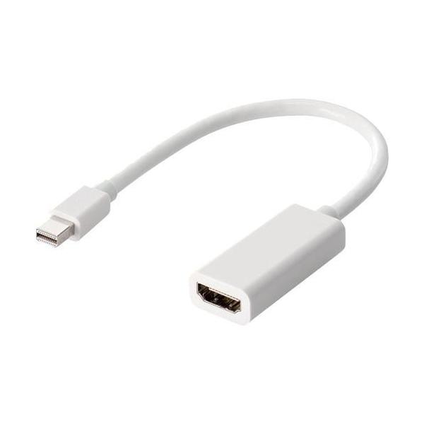 Mini DispLayPortϊA_v^ forAPPLE HDMI zCg AD-MDPHDMIWH ( 1 )/ GR(ELECOM)