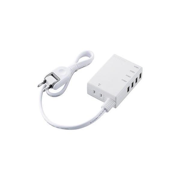 GR USBtd^bv 0.6m USB*4|[g AC*1 XCO MOT-U06-2144WH ( 1 )/ GR(ELECOM)