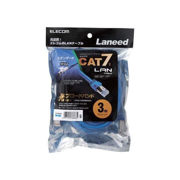 GR CAT7ΉLANP[u u[ 3m LD-TWS^BU3 ( 1{ )/ GR(ELECOM)