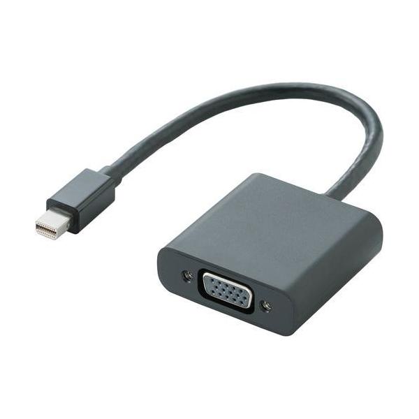 Mini DispLayPortϊA_v^ forAPPLE VGA ubN AD-MDPVGABK ( 1 )/ GR(ELECOM)