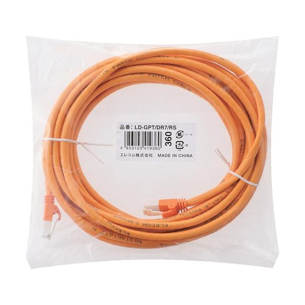 GR LANP[u CAT6 EU RoHSwߏ ܐ܂h~ 7m IW LD-GPT^DR7^RS ( 1{ )/ GR(ELECOM)