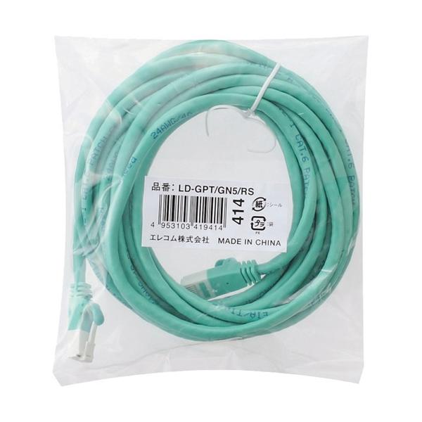 GR LANP[u CAT6 EU RoHSwߏ ܐ܂h~ 5m O[ LD-GPT^GN5^RS ( 1{ )/ GR(ELECOM)