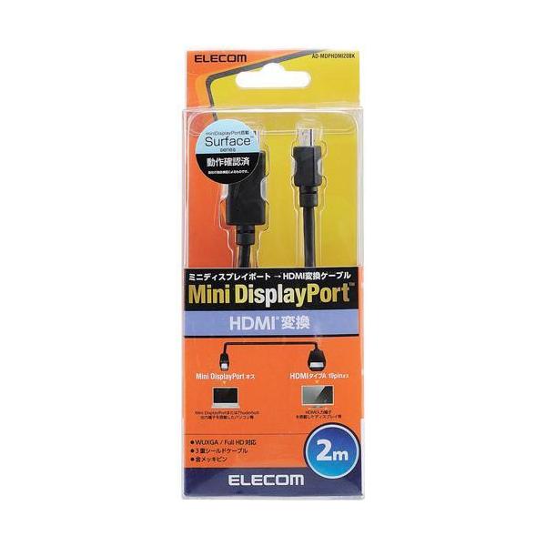 GR Mini DisplayPort-HDMIϊP[u 2m ubN AD-MDPHDMI20BK ( 1 )
