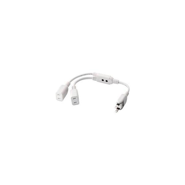 �G���R�� �����R�[�h �d���^�b�v 0.2m 2P 2�� T-ADR3WH ( 1�{�� )/ �G���R��(ELECOM)