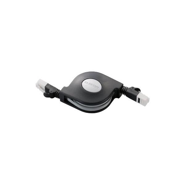 �G���R�� LAN�P�[�u�� CAT6 �ܐ܂�h�~ ���� 2.5m �u���b�N LD-MCTGT�^BK2 ( 1�� )