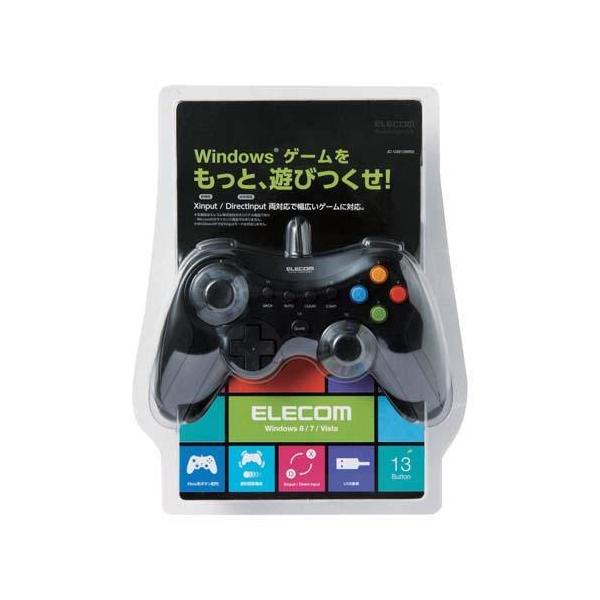 12ボタンUSBゲームパッド Xinput対応 振動・連射機能付 ブラック JC-U3613MBK 1個 )/ エレコム(ELECOM) :4953103974869:爽快ドラッグ 通販 12ボタンUSBゲームパッド Xinput対応 振動・連射機能付 ブラック JC-U3613MBK