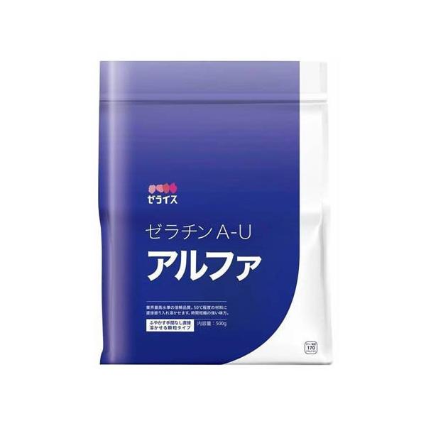 ゼライス ゼラチンA-Uアルファ/粉類/ブランド：ゼライス/【発売元、製造元、輸入元又は販売元】ゼライス/【ゼライス ゼラチンA-Uアルファの商品詳細】●水でふやかす必要が無く、50度程度の材料に直接振り入れて溶かせます●時間短縮の強い味方...