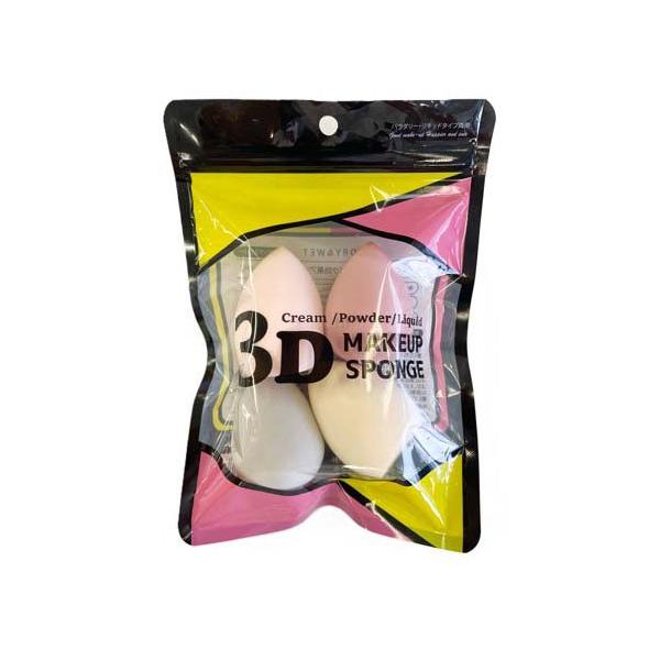 3Dメイクアップスポンジ ( 4個入 ) : 爽快ドラッグ - 通販 - Yahoo