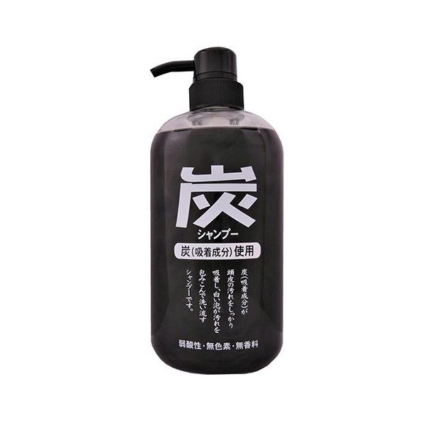 炭シャンプー ( 600ml )/ ジュン・コスメティック : 爽快 炭シャンプー ( 600ml )/ ジュン・コスメティック : 爽快