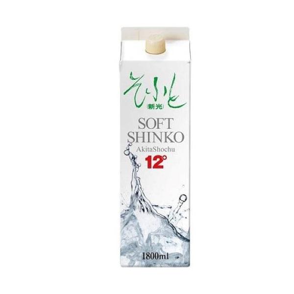 そふと新光 12％ ( 1800ml ) 秋田 湯沢 割らない そのまま : 爽快