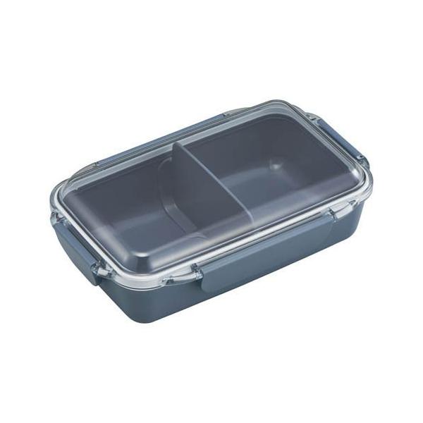 カームカラー ランチボックス 仕切付 750mL ネイビー PCD-750 ( 1個