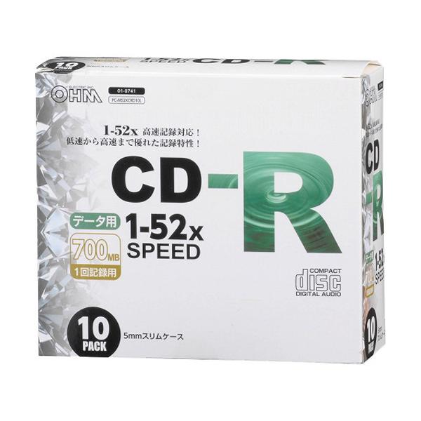 CD-R 52{Ή f[^p XP[X PC-M52XCRD10L ( 10 )/ OHM