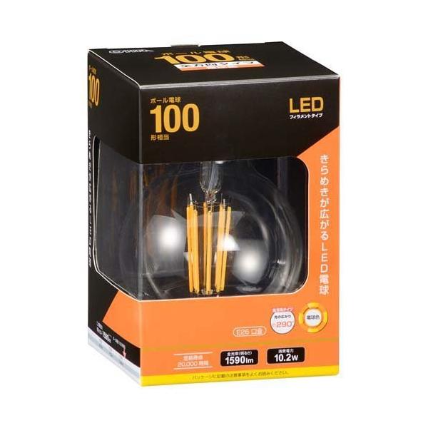 LED�d�� �t�B�������g �{�[���d�� E26 100�`���� �d���F LDG10L C6 ( 1�� )/ OHM