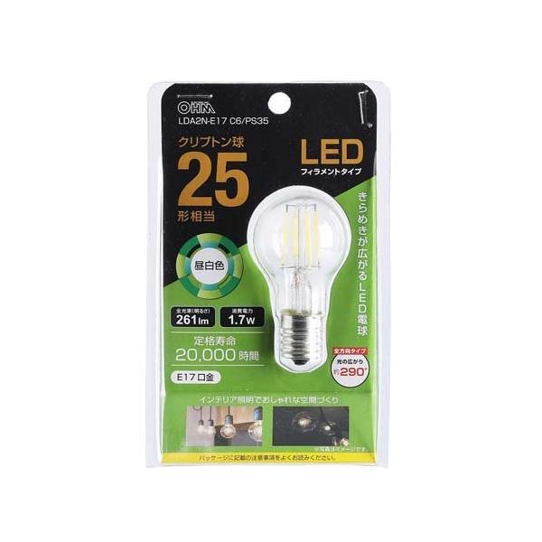 LED�d�� �t�B�������g �N���v�g���� E17 25�`���� �����F LDA2N-E17 C6�^PS35 ( 1�� )/ OHM