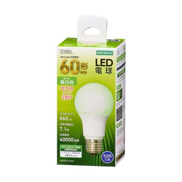 LED�d�� E26 60�`���� �����F LDA7N-G AG52 ( 1�� )/ OHM