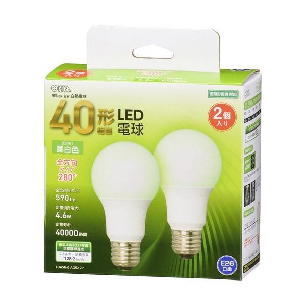 LED�d�� E26 40�`���� �����F �S���� LDA5N-G AG52 2P ( 2�� )/ OHM