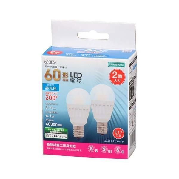 LEDd ` E17 60` F LDA6D-G-E17 IS51 2P ( 2 )/ OHM