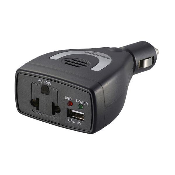 車載用ACインバーター 60W OSE-DA060U05-K ( 1個 )/ OHM : 爽快