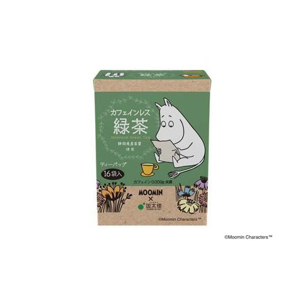 国太楼 ムーミン カフェインレス緑茶三角TB ( 1.7g×16袋入 )/ 国太楼
