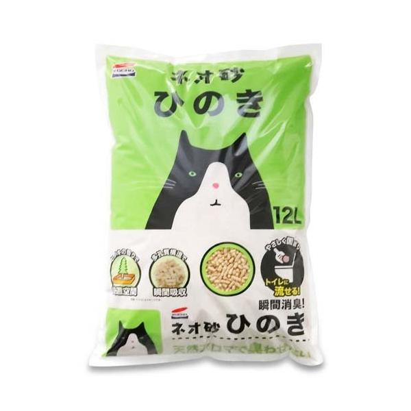 ネオ砂 ヒノキ ( 12L )/ ネオ・ルーライフ(NEO Loo LIFE) : 爽快