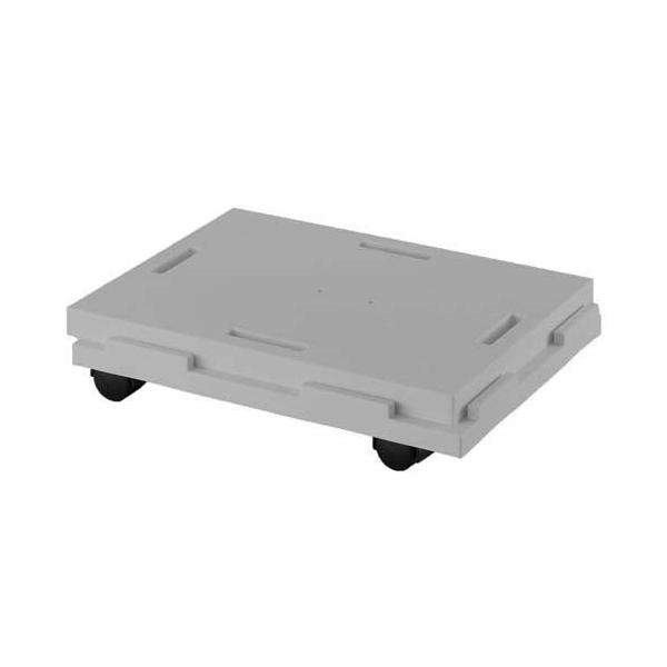 キャスター付き台車 連結できる ラクゴロ 22 グレー 約23.6×31.2×7cm